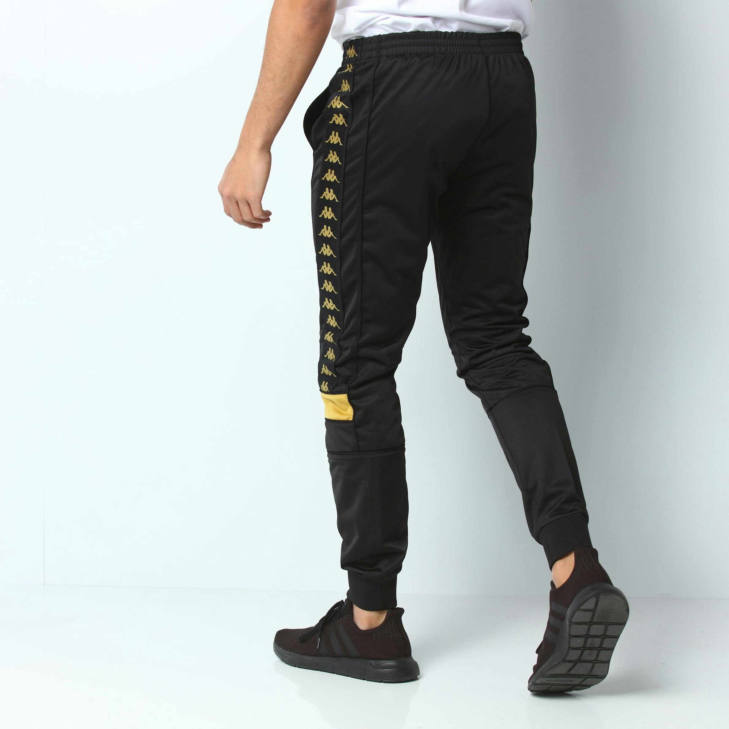 Kappa 222 Banda Mems Slim Pant Black/Gold