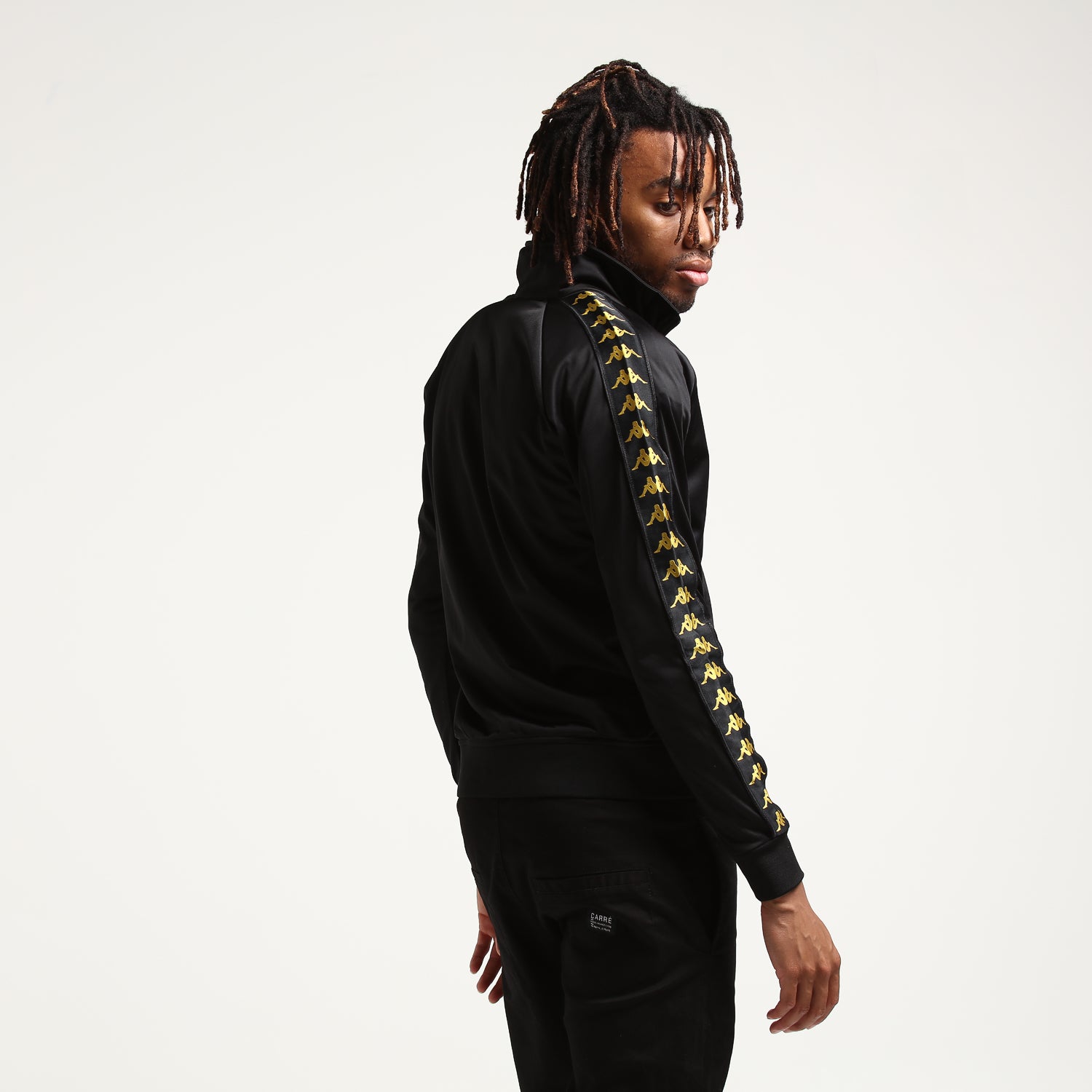 222 banda anniston slim black gold jacket