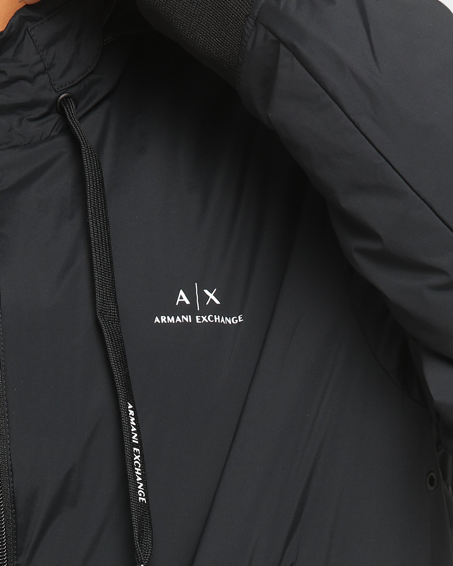 black armani exchange jacket
