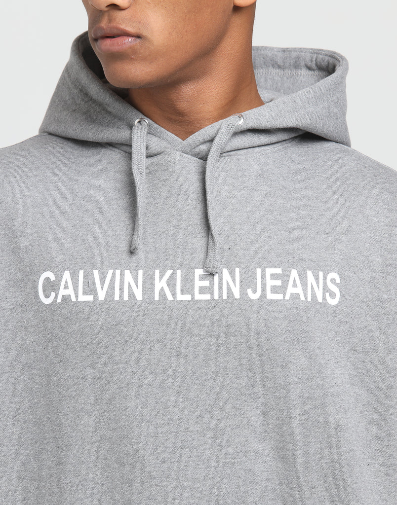 calvin klein institutional logo hoodie