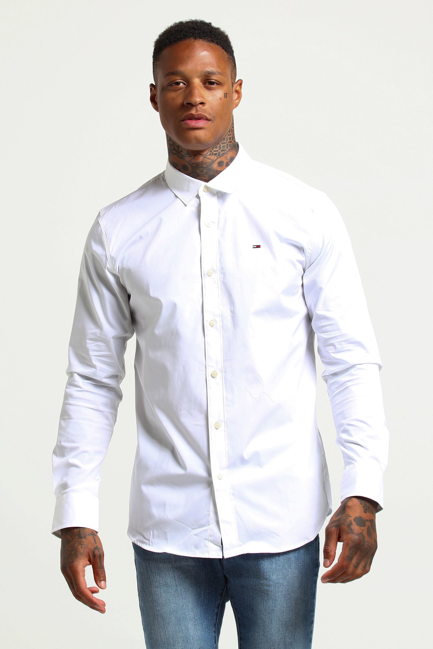 tommy jeans original stretch shirt