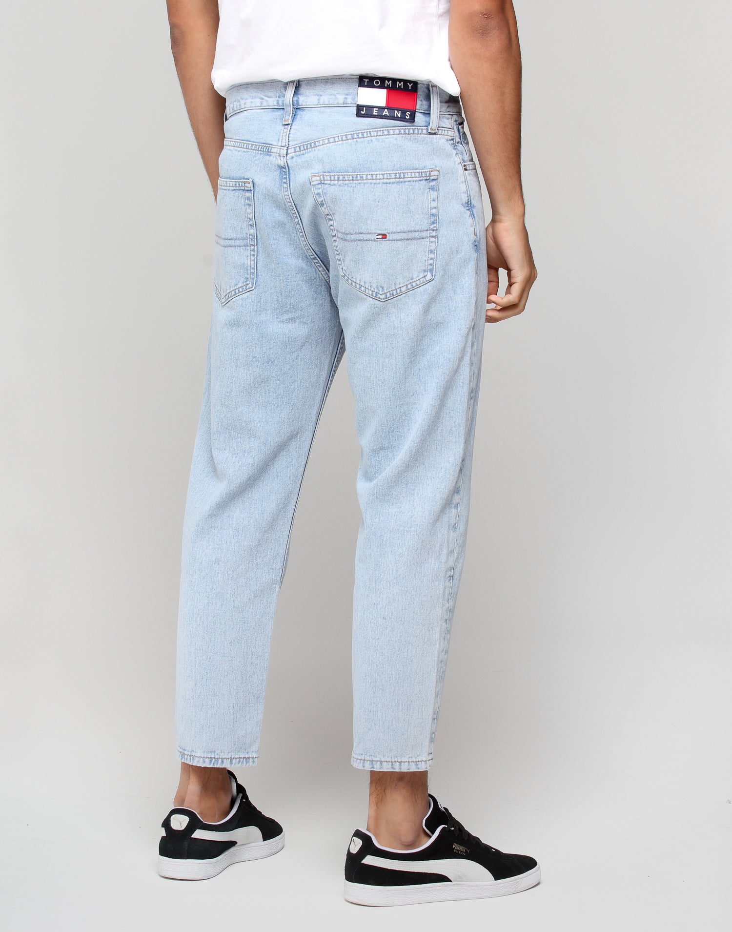 relaxed fit cropped jeans