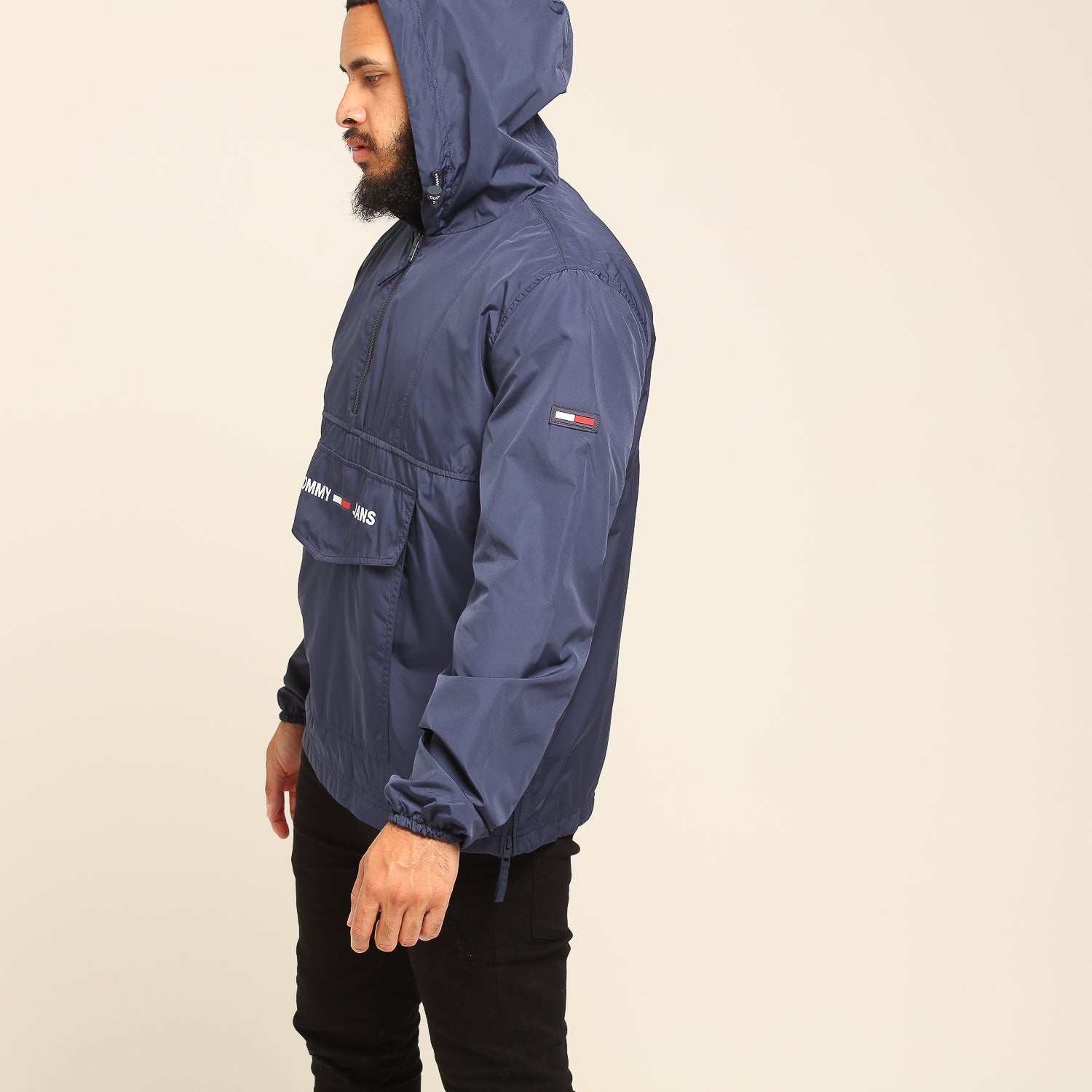 tommy hilfiger tjm nylon popover