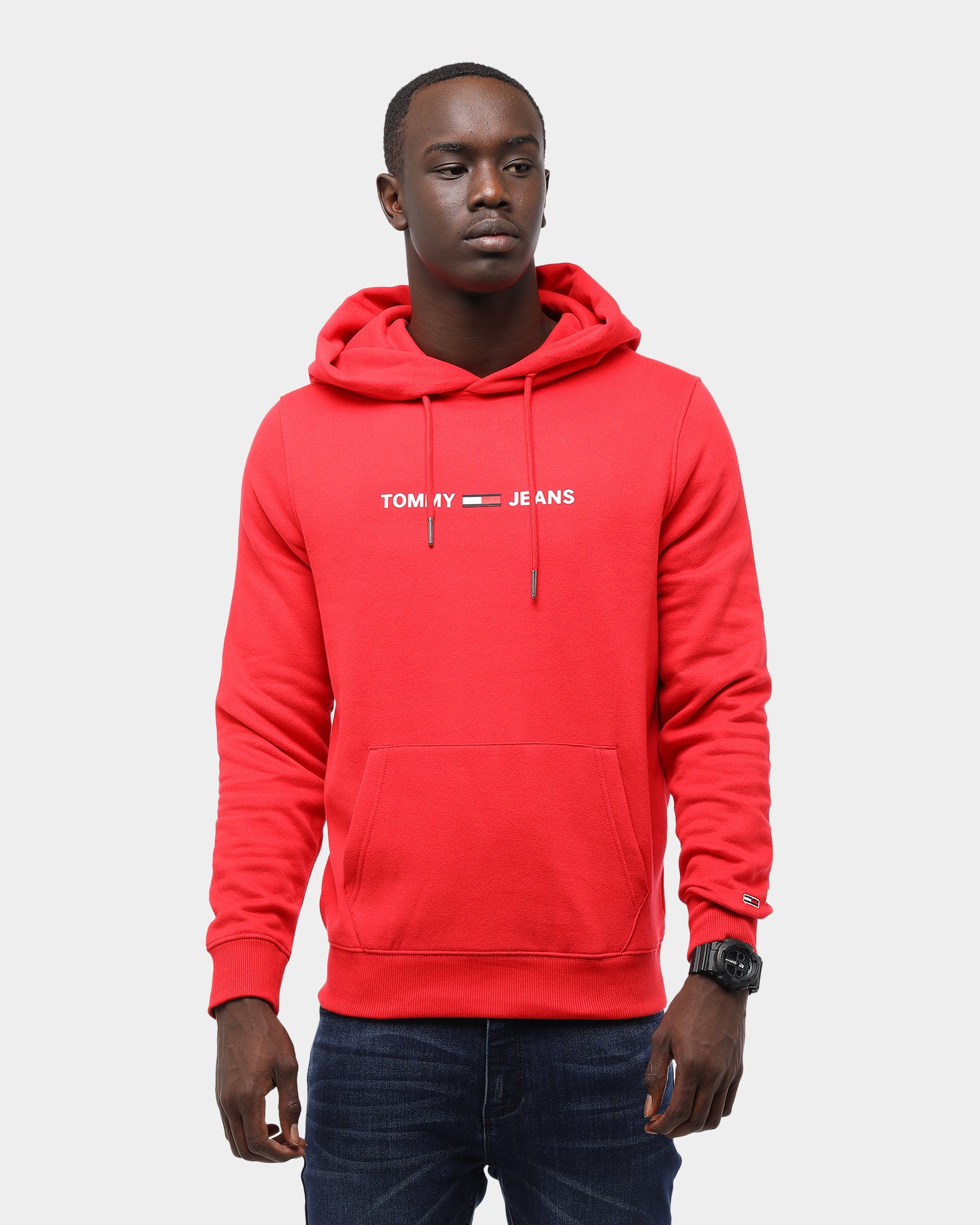 tommy jeans small logo hoodie