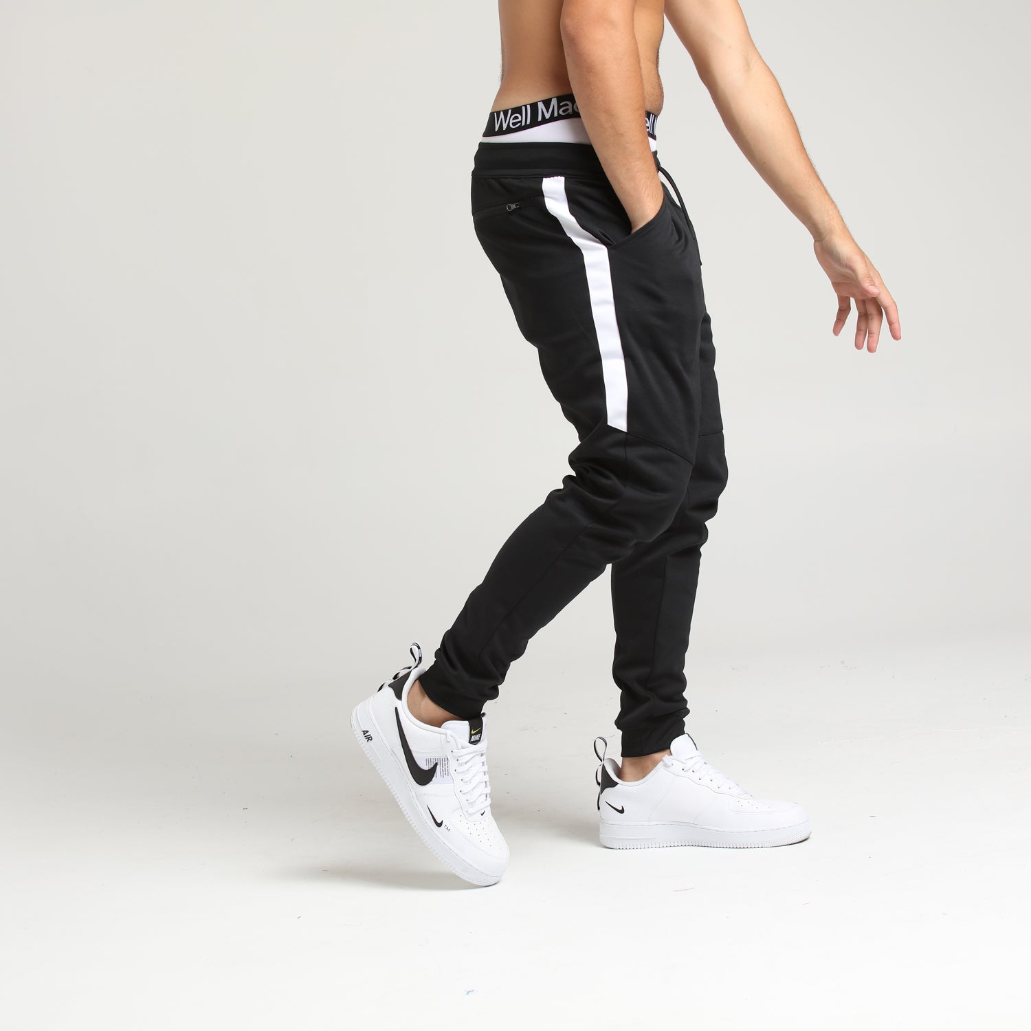 nike tribute joggers navy