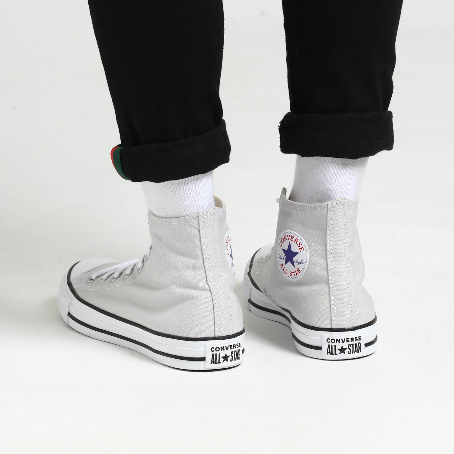 converse all star hi grey
