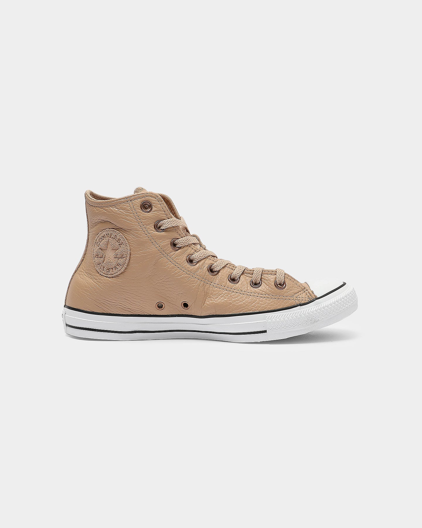 tan leather chuck taylors