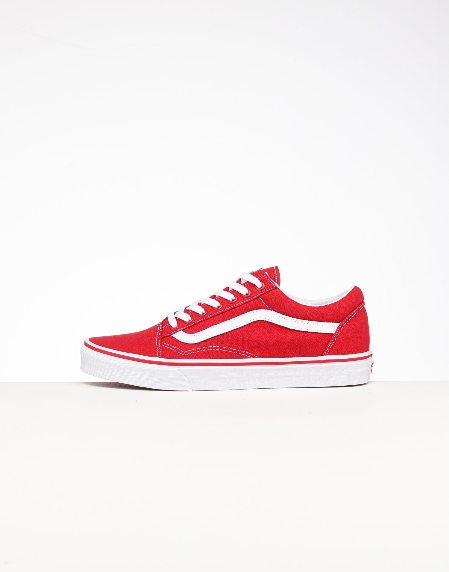 vans canvas old skool red