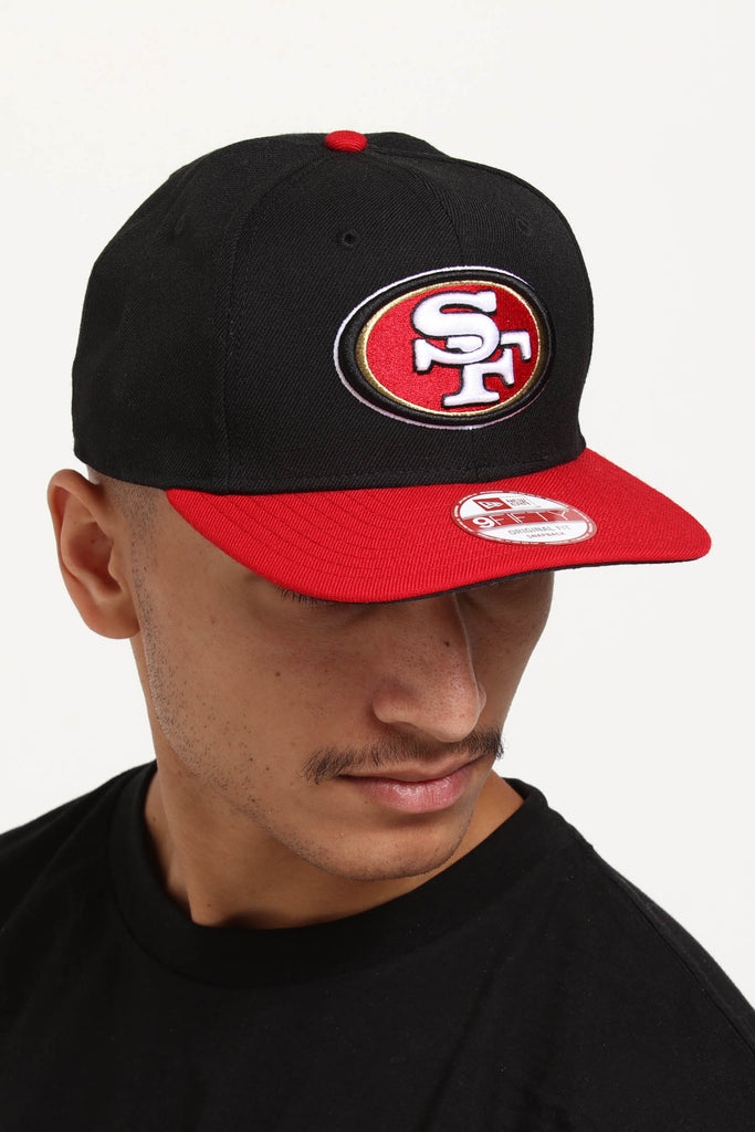 new era san francisco 49ers 9fifty original fit snapback black