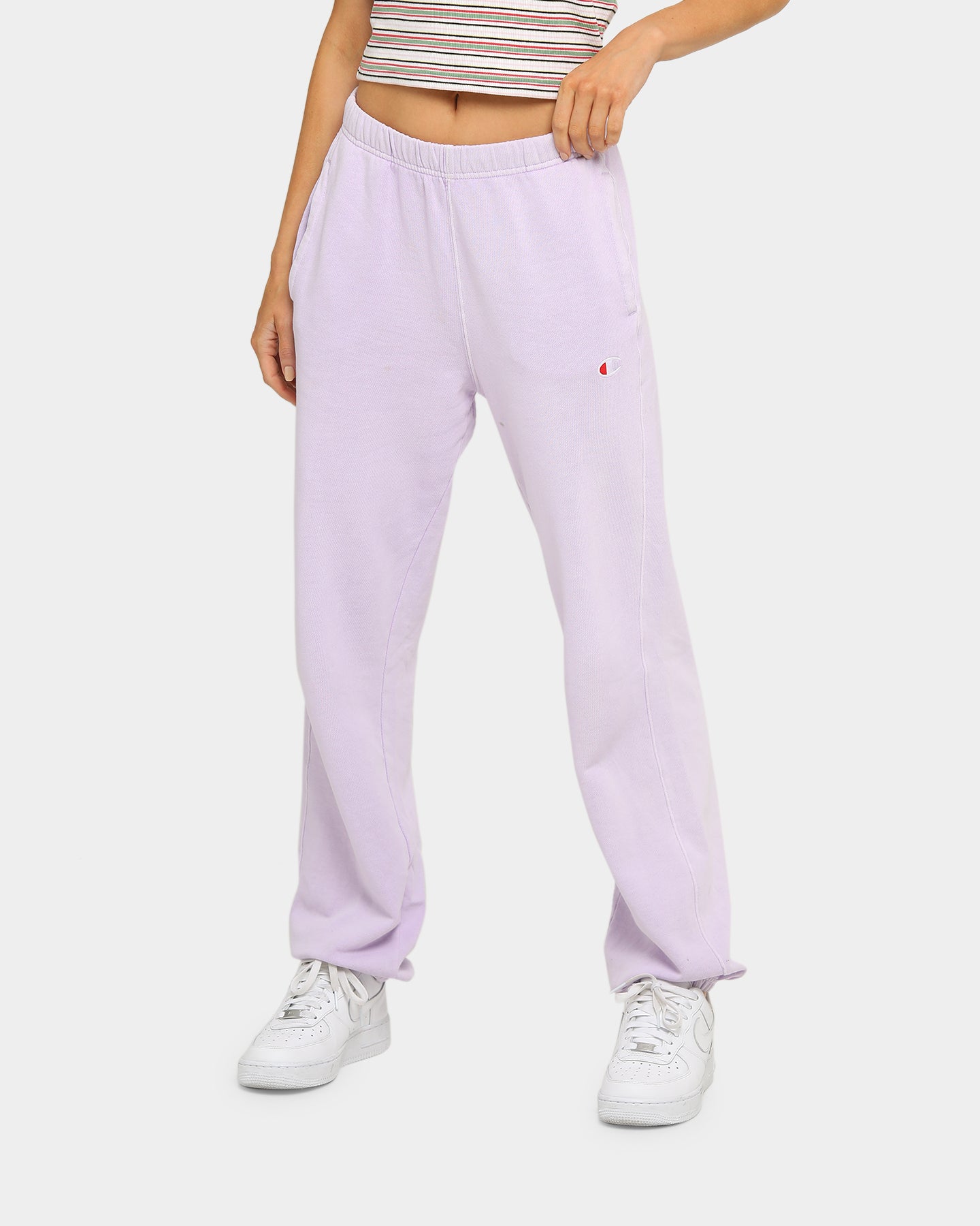 purple champion joggers