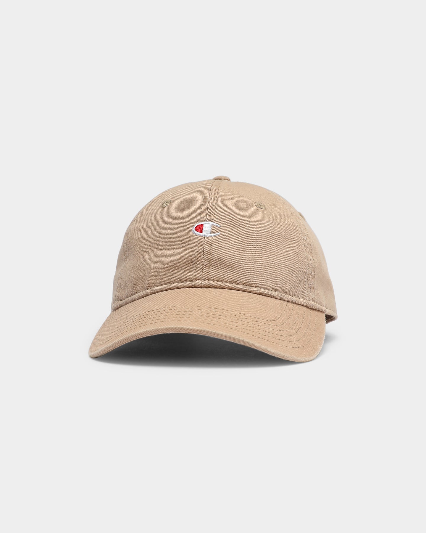 beige champion hat