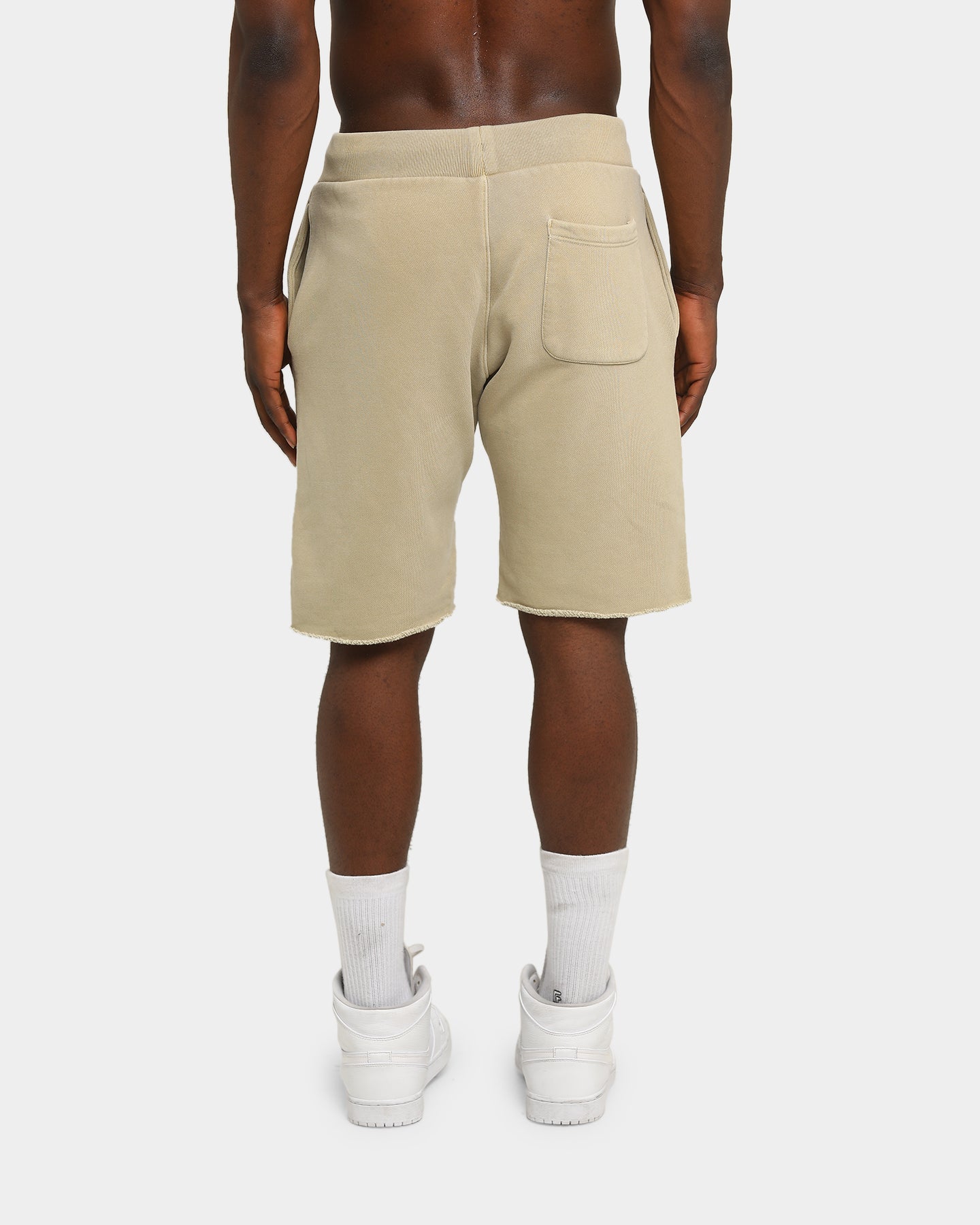 mens cut off khaki shorts