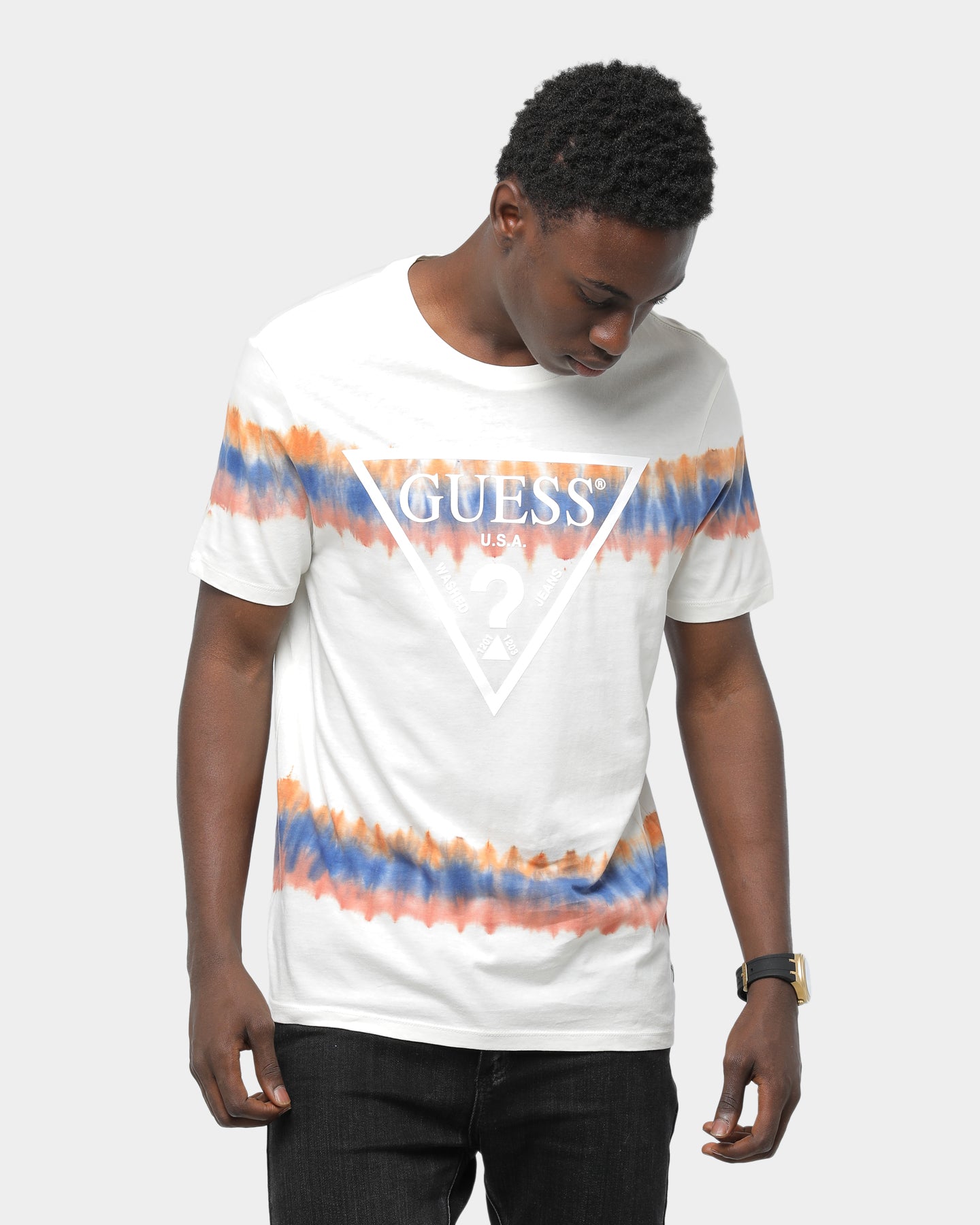 tie dye guess shirt