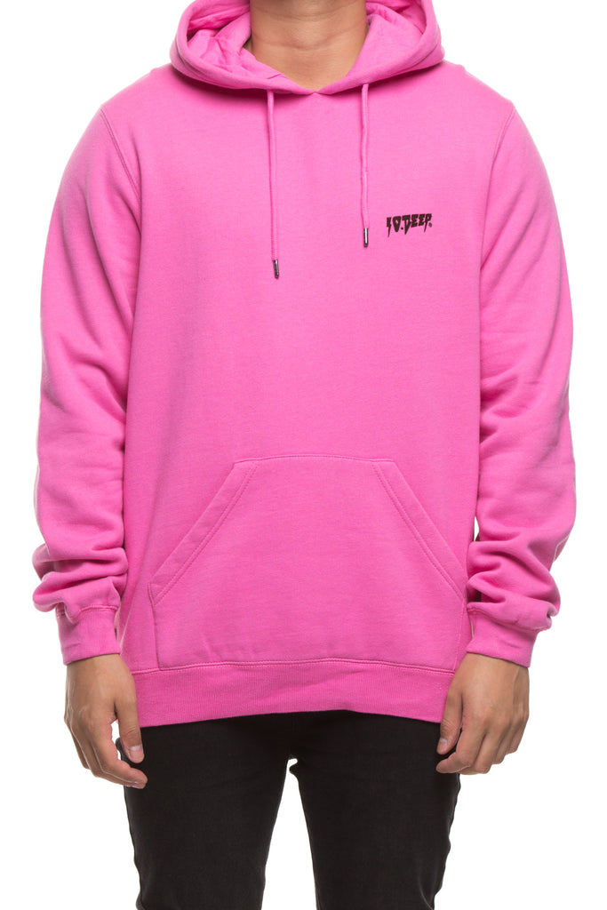 10 Deep Mens Sound Fury Graphic Hoodie Black
