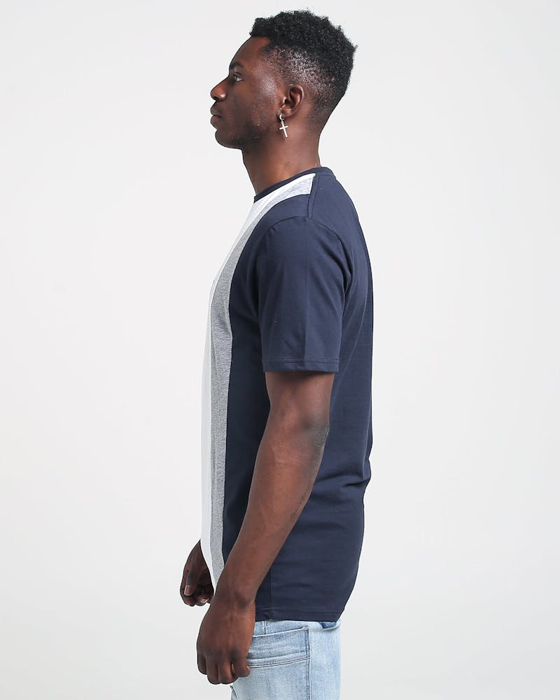 Nana Judy Bayshore Colour Block T Shirt Navy White Culture Kings Us