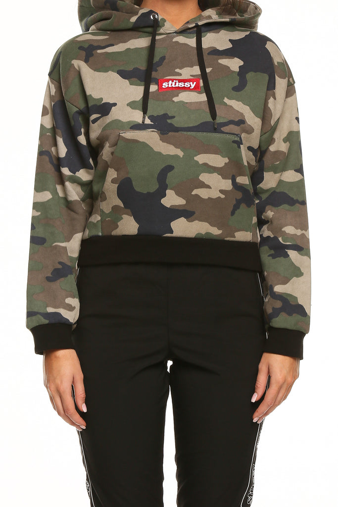 stussy camo hoodie