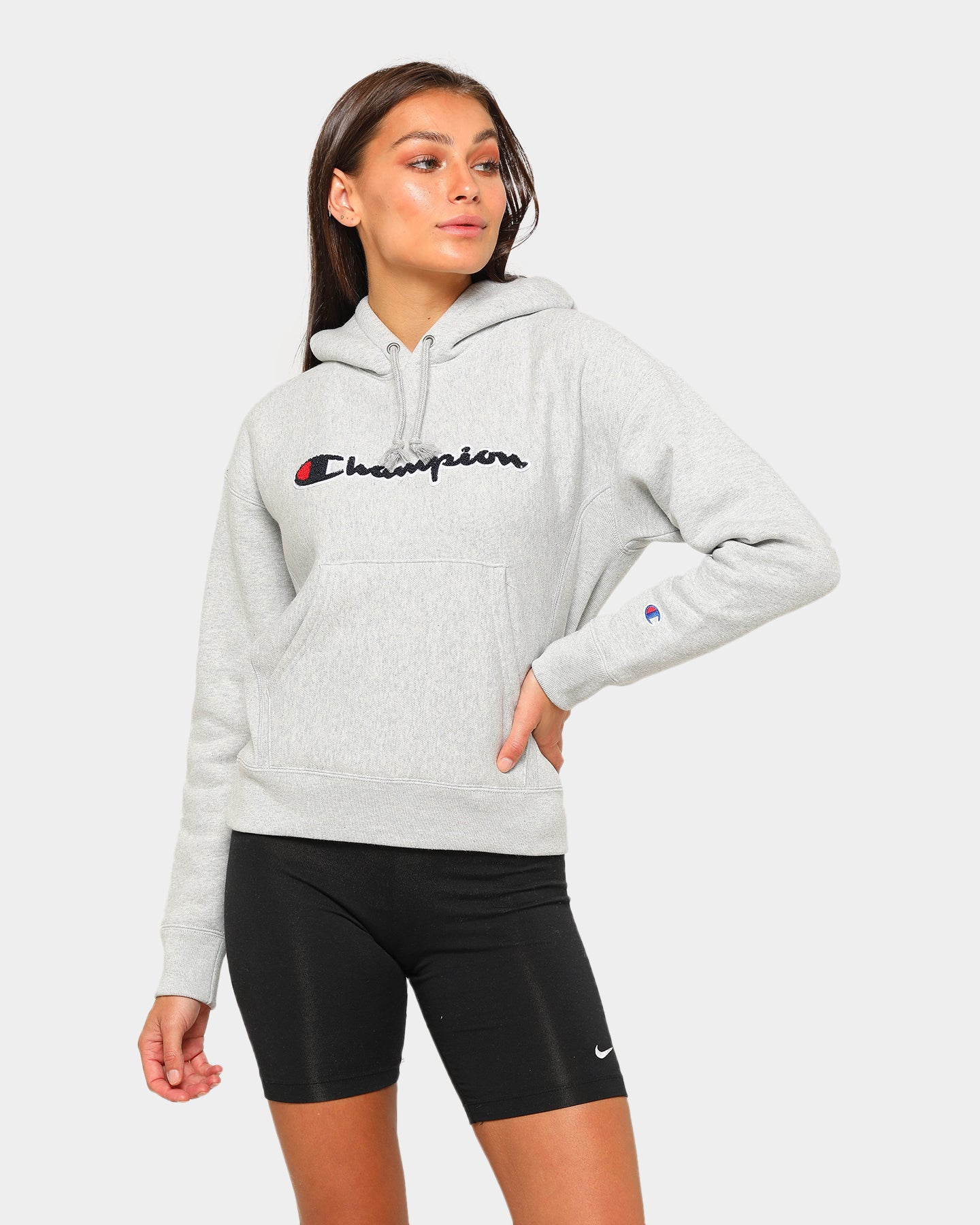 champion script hoodie women's