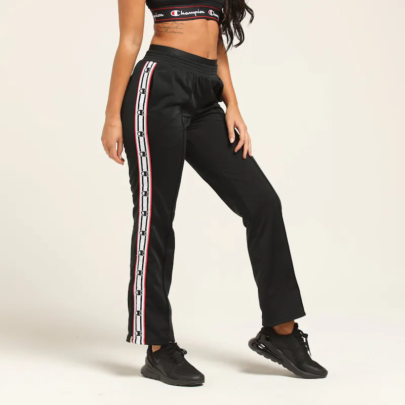 Champion Women S Track Pant Black White Red Culture Kings Us