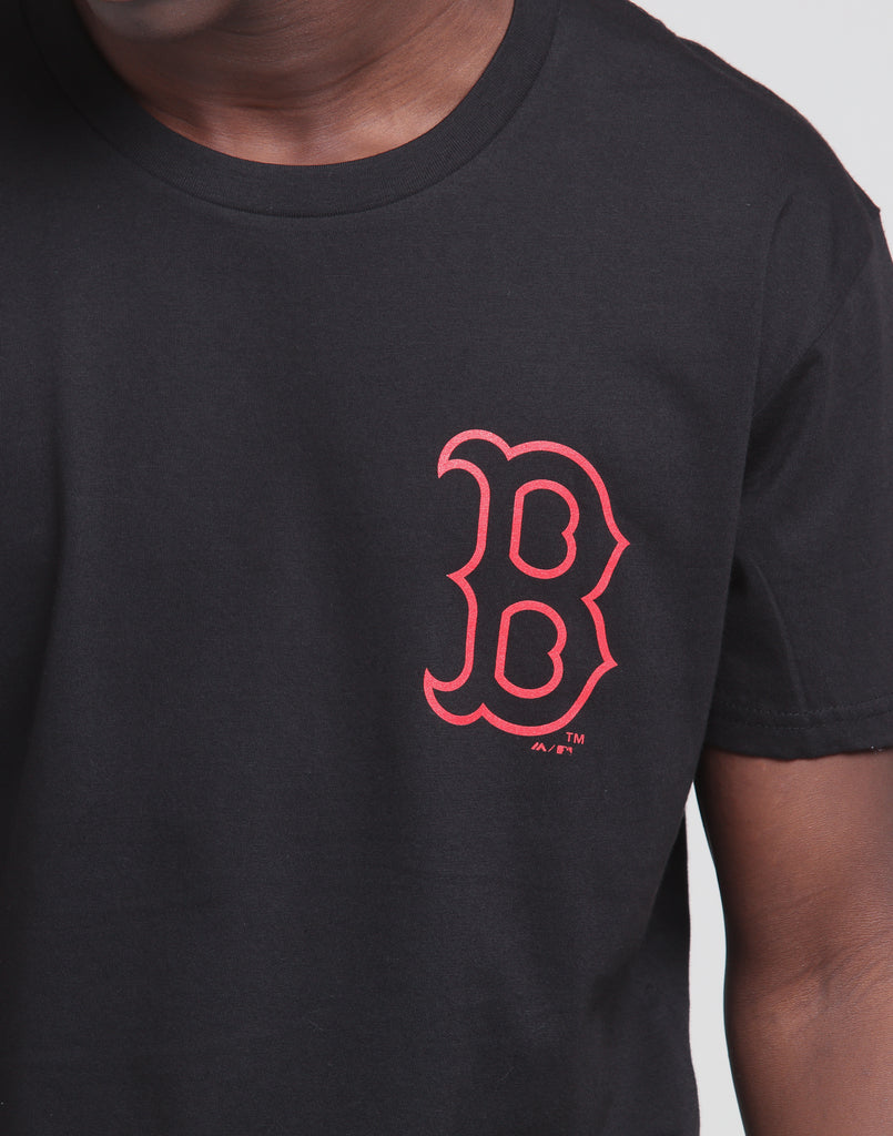 black red sox shirt