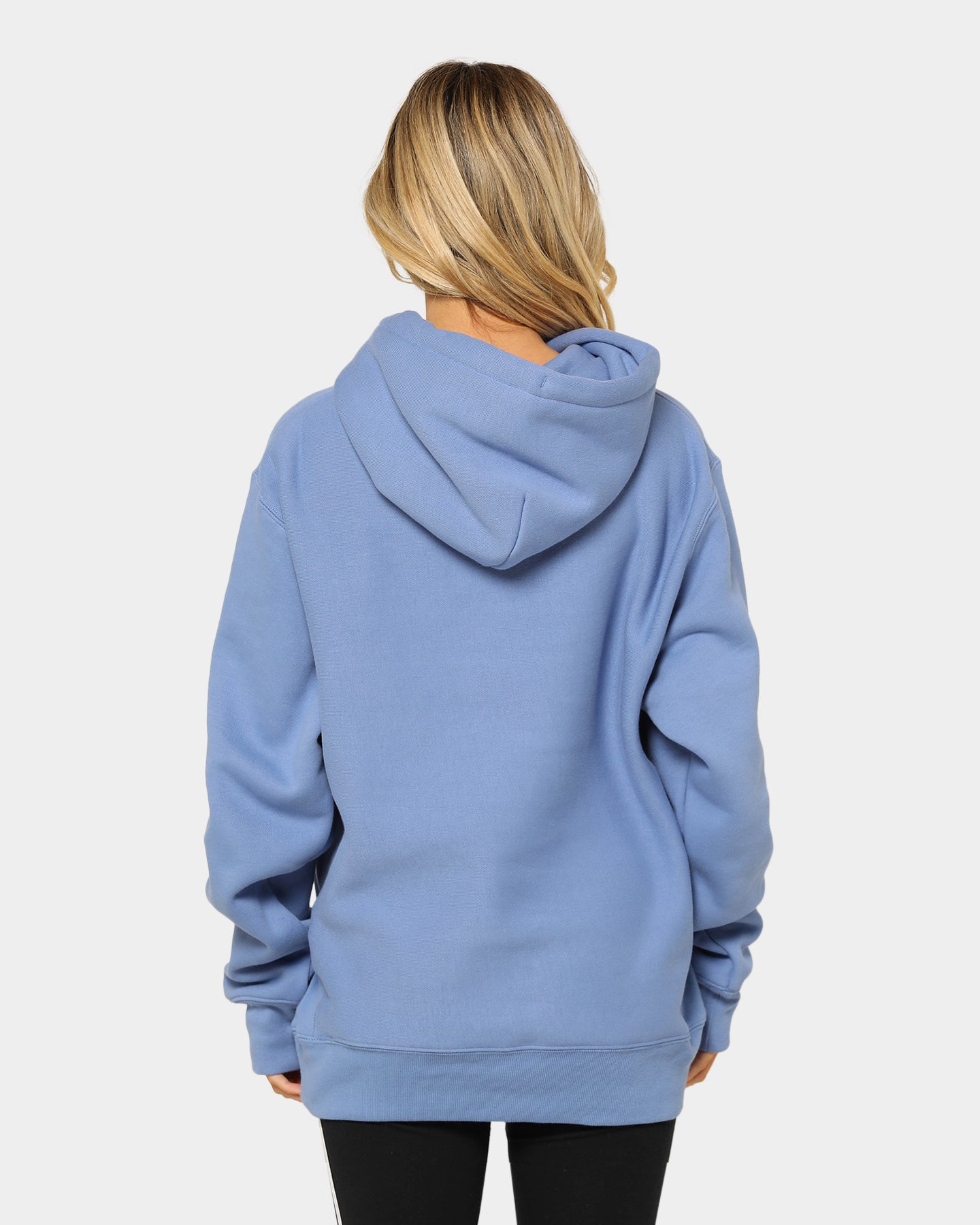 champion reverse weave hoodie frontier blue