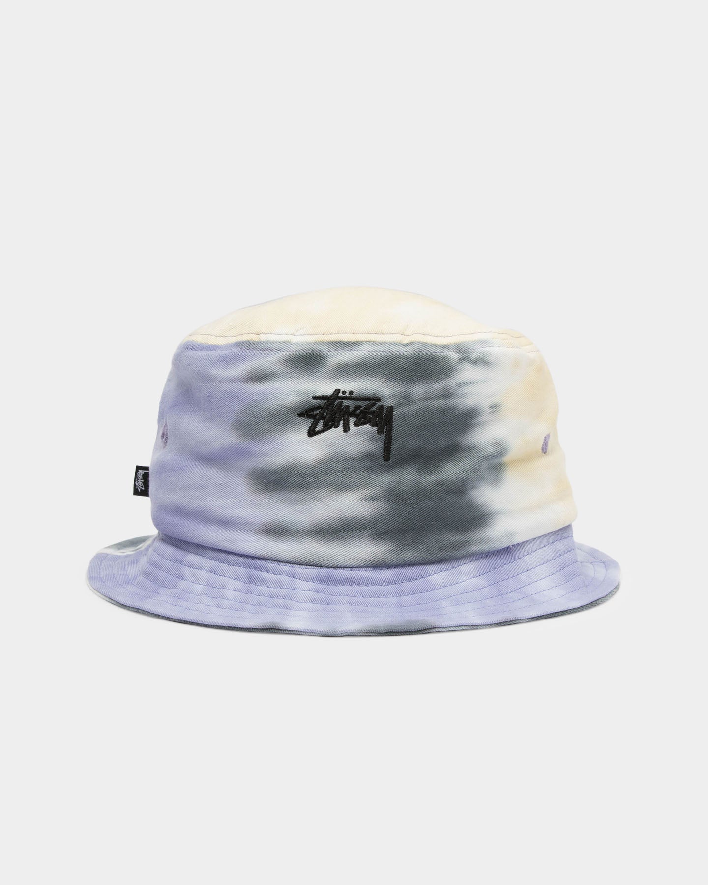 tie dye bucket hat stussy