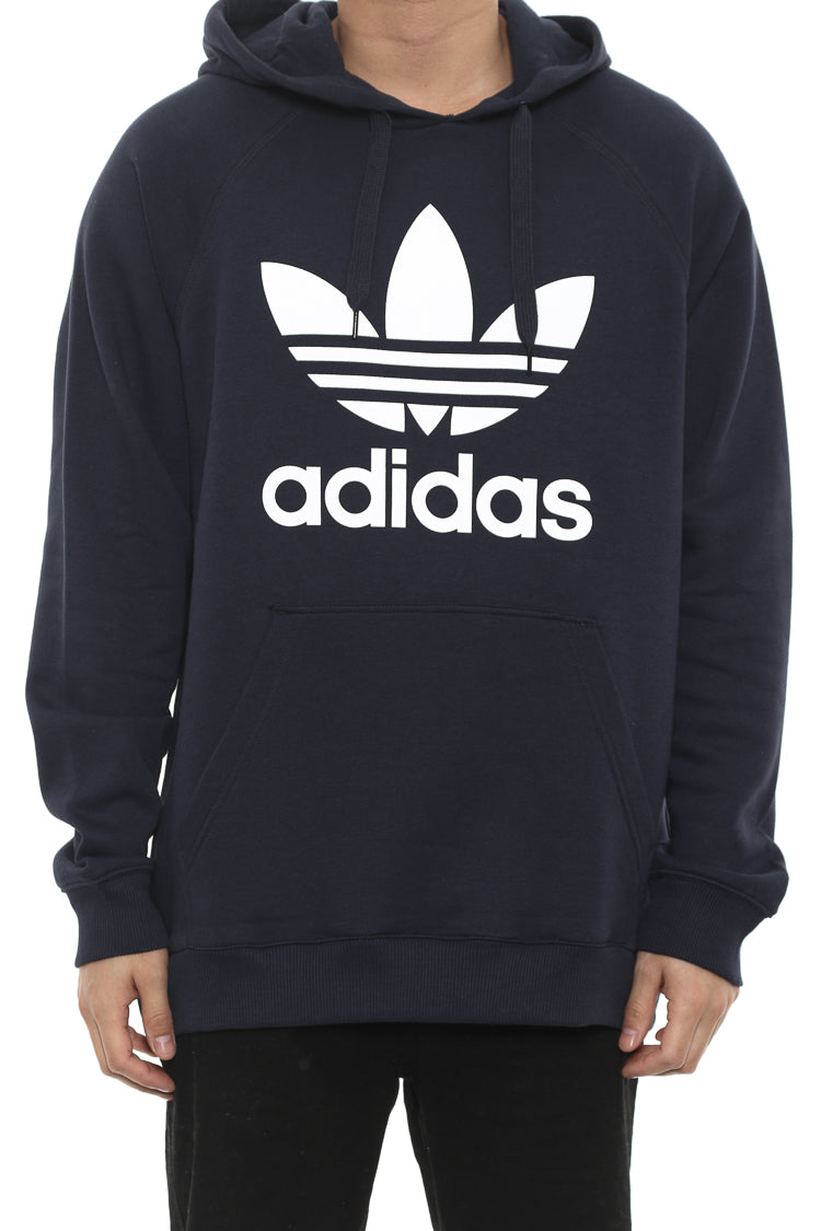adidas originals trefoil hoodie navy