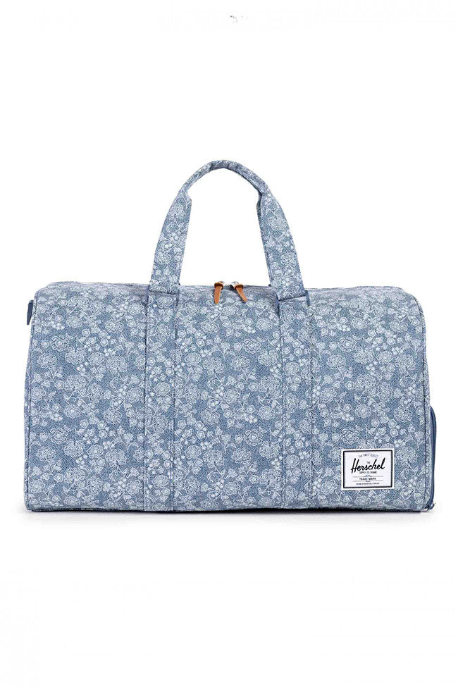 herschel duffle bag blue