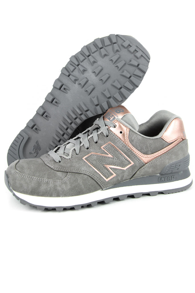 new balance 574 silver bronze