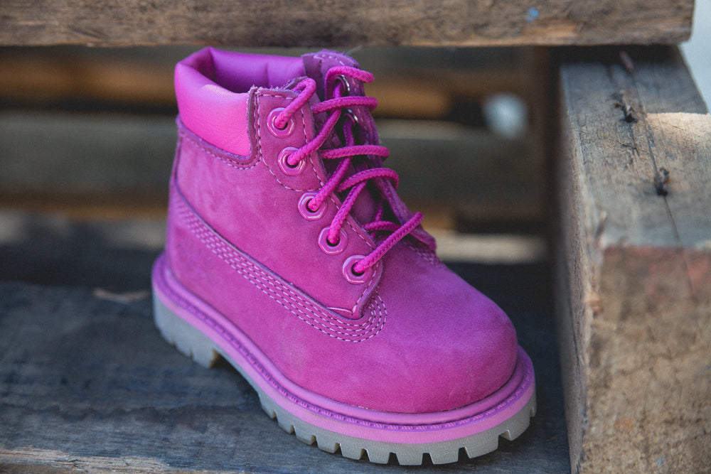 tims boots pink